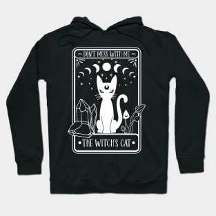 Witch cat tarot card Hoodie